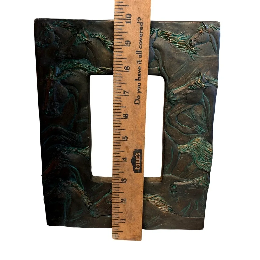 3D Running Horses Picture Frame 9